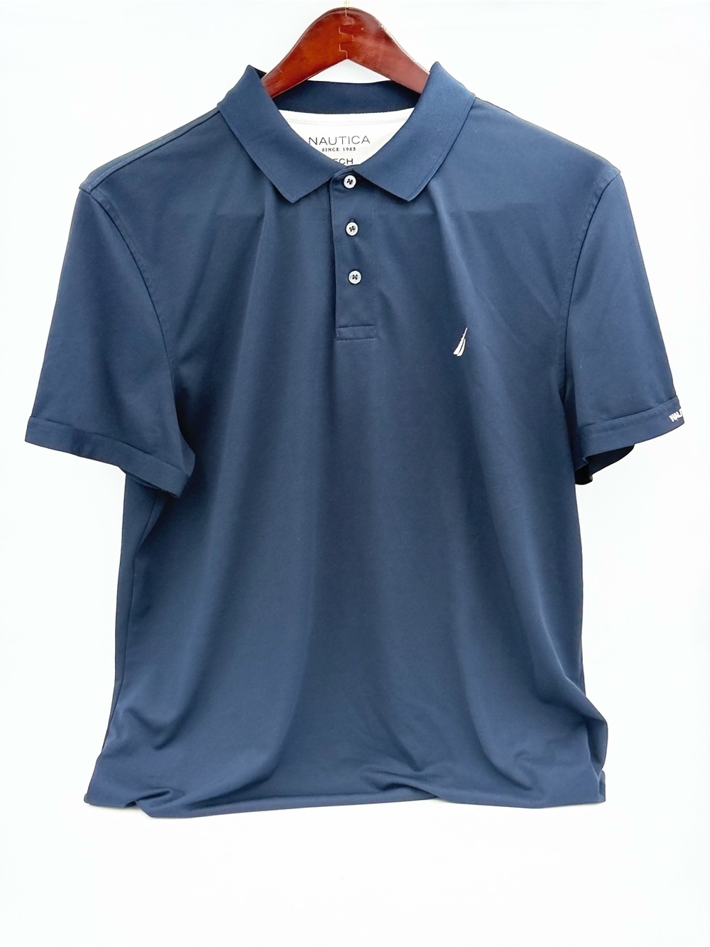 Nautica Men’s Navy Short-Sleeve Performance Polo